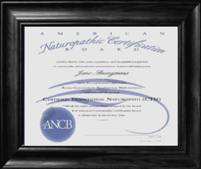 Certified Traditional Naturopath