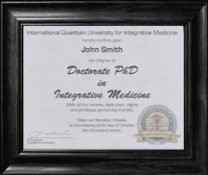 PhD in Integrative Medicine